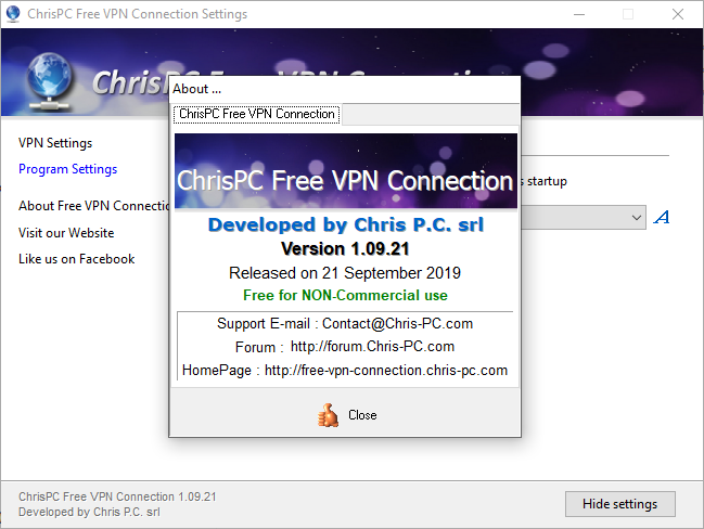  ChrisPC Free VPN Connection бесплатно